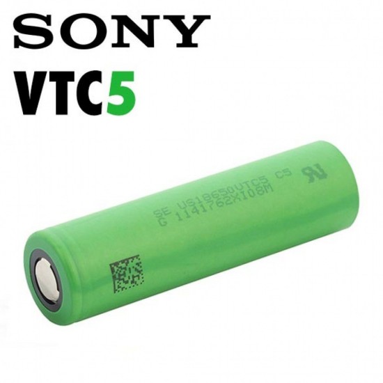 Sony VTC5 18650 Yüksek Drenaj Li-ion Pil 30A 2600mAh